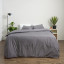 Thread Office Charcoal Duvet Cover Set, 200 Thread Count - King