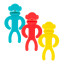 Kikkerland Sock Monkey, Set of 12