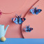 Studio ROOF Peacock Butterfly Wall Art on the wall