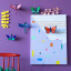 Studio ROOF Blue Dragonfly Wall Decor on the wall with other designs