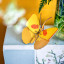 Studio ROOF Yellow Butterfly Wall Decor