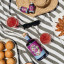Monark Distillery Ultra Violet Gin, 750ml on a picnic blanket