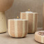 Thread Office Stripe Tealight Candle Holders