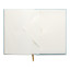 Designworks Ink Suedette Hardcover Journal - Blue detail of the pages
