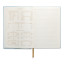Designworks Ink Suedette Hardcover Journal - Blue detail of the pages