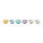 Le Creuset Sorbet Collection Mini Bowls, Set of 6 angled view of products