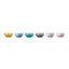 Le Creuset Sorbet Collection Mini Bowls, Set of 6 angled view of products