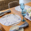 Skoert Delft Disposable Placemats, Pack of 25 on the table with cutlery