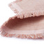 Humble & Mash Pink-Fringed Placemats, Set of 2 close up