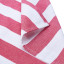 Humble & Mash Red Striped Tablecloth close up