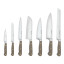 Wusthof Classic Colours Knife Block Set, 8-Piece - Velvet Oyster knives