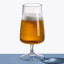 Crystalex Alex Lead-Free Crystal Beer Stem Glasses, Set of 6 on the table with beer