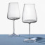 Crystalex Alex Lead-Free Crystal Red Wine Glasses, Set of 6 on the table