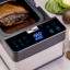 SousChef The Space Neovide NSV100 All-In-One Sous Vide Cooker open in use with meat