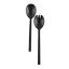 Nicolson Russell Malta Collection Black Salad Servers, Set of 2