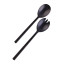 Nicolson Russell Malta Collection Black Salad Servers, Set of 2