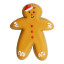 PME Christmas Delights Cookie Cutters, Set of 3 detail of the baked cookie