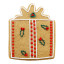 PME Christmas Delights Cookie Cutters, Set of 3 detail of the baked cookie