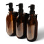 Joon Matte Black Adjustable Dispenser with Amber Bottle - Triple