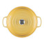 Le Creuset Chamomile Mini Stoneware Cocotte, 10cm angle