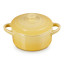 Le Creuset Chamomile Mini Stoneware Cocotte, 10cm