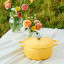 Le Creuset Chamomile Signature 4.2 Litre Round Cocotte, 24cm on the table