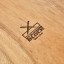 My Butchers Block Round Wooden Bowl detail