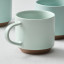 Salisbury & Co Terra Mug, Set of 4 - Sage detail