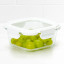 Kitchen Pro VersaLock Square Glass Container - 800ml on the kitchen counter