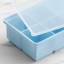 Kitchen Pro Kool 6-Cube Jumbo Silicone Ice Tray - Ice Blue on the kitchen counter