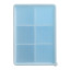 Kitchen Pro Kool 6-Cube Jumbo Silicone Ice Tray - Ice Blue angle