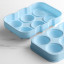 Kitchen Pro Kool 6-Sphere Silicone Ice Tray - Ice Blue on the kitchen counter