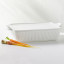 Maxwell & Williams Speckle Rectangular Dish with Tray Lid - 28cm x 20cm on the table