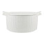 Maxwell & Williams Speckle Round Casserole With Tray Lid, 3L angle