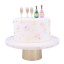 PME Prosecco Candles, Set of 5 detail on a cake