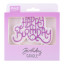 PME Happy Birthday Sparkly Candle - Pink packaging
