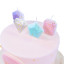 PME Candles, Set of 4 - Gem Stones detail on a cake
