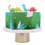 PME Candles, Set of 4 - Dinosaur detail on a cake