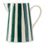 Humble & Mash Green Striped Ceramic Jug, 1.5L