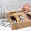 Trendz Of Today Bamboo Holder for Sandwich/Zip Lock Bags on the table