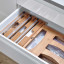 Trendz Of Today Bamboo Holder for Sandwich/Zip Lock Bags in a drawer 