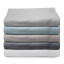 Nortex Waffle Bath Sheet, 300gsm - Charcoal