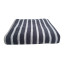 Nortex Imperial Striped Hand Towel, 470gsm - Charcoal