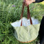 Gift Baskets Nature 2-Person Picnic Tote Bag held showing scale