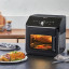 Instant Vortex Plus Airfryer Oven with Clearcook Window, 13L on the kitchen counter with food