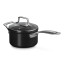 Le Creuset Essential Non-Stick Ceramic Saucepan with Glass Lid - 16cm angle