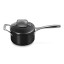 Le Creuset Essential Non-Stick Ceramic Saucepan with Glass Lid - 16cm angle