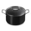 Le Creuset Essential Non-Stick Ceramic Stockpot with Glass Lid, 24cm