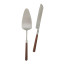 Nicolson Russell Wooden Cake Knife & Server, Set of 2