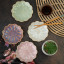 Nicolson Russell Japanese Lotus Dipping Dishes, Set of 4 - Pink and Purple on the table